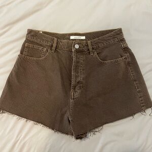 NWOT Pacsun Brown Denim Cut-Off Shorts SIZE 29